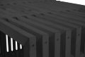 Plantebord svart 115 × 32 × 80 cm